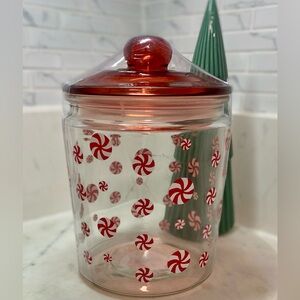Peppermint Storage Glass Jar